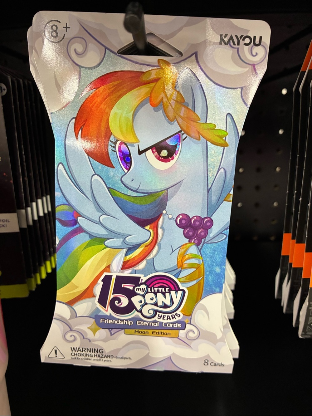 My Little Pony Rainbow Mane Light Blue Trading Card Pack